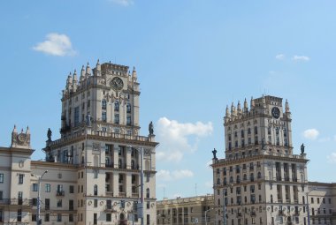 Minsk Beyaz Rusya'da kule binası.