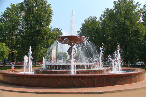  Городской фонтан в городе Киров в России
.