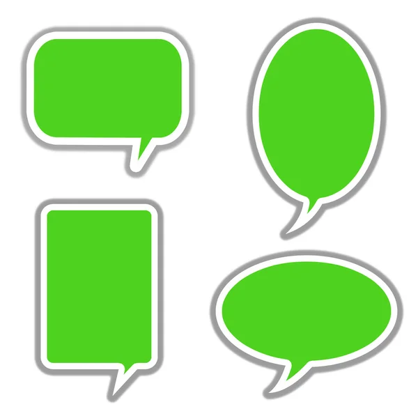 Raster speech bubble infographic design. — Stock Photo, Image