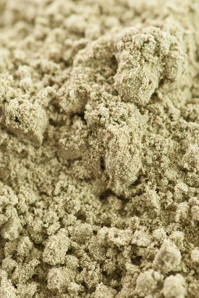 Raw organic hemp protein powder — Stock Photo, Image