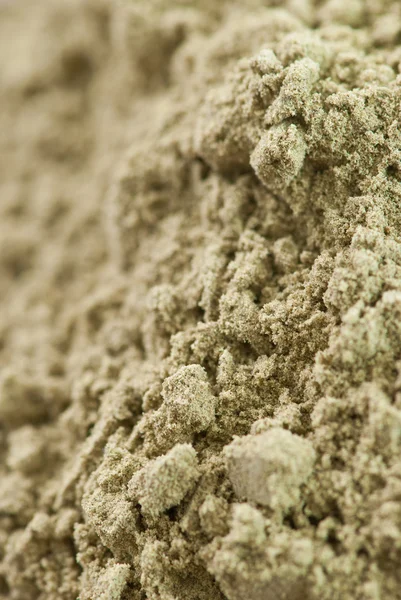 Raw organic hemp protein powder — Stock Photo, Image