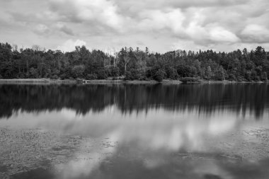 Aydınlık, güneşli bir günde bir nehir