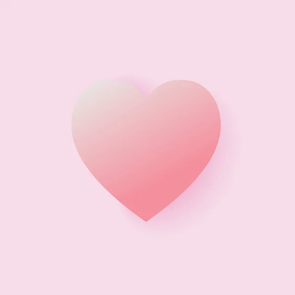 Pink Heart Pink Blurry Background Valentine Backgrounds Greeting Cards Greeting — Stock Vector