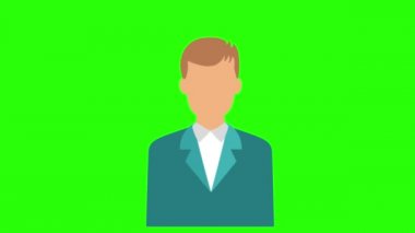 yeşil ekran, avatar, insan