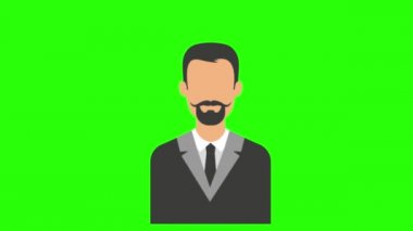 yeşil ekran, avatar, insan