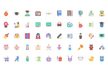 okul & çocukluk simgeleri