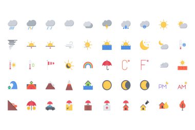 plaj & kamp simgeleri 50