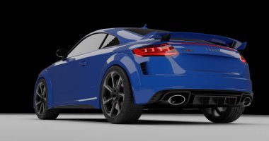 Audi TT 2020 3D rendering car