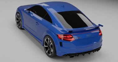 Audi TT 2020 3D rendering car