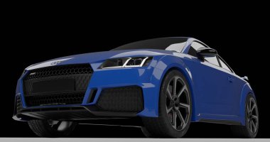 Audi TT 2020 3D rendering car