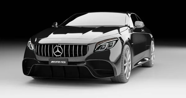 Mercedes Benz Amg S63 Renderign Car Isolated Background — 스톡 사진