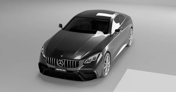 Mercedes Benz Amg S63 Renderign Car Isolated Background — 스톡 사진