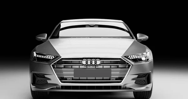Audi Sportsback Rendering Auto Geïsoleerde Achtergrond — Stockfoto