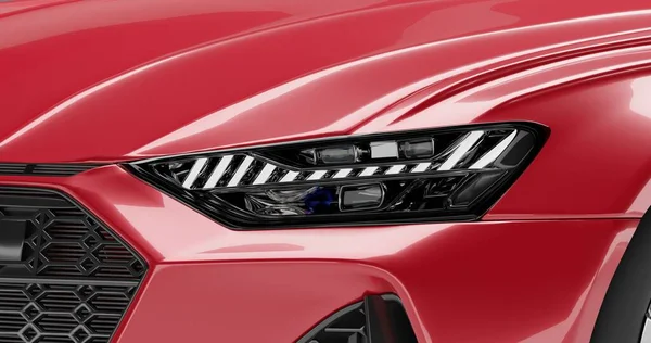 Audi Rs6 Avant Rendering Car Изолированном Фоне — стоковое фото