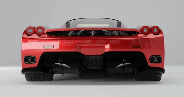 Enzo Ferrari Rendering Car Isolated Background — Stockfoto