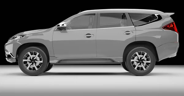 Mitsubishi Pajero Sport 2019 3d rendering car on isolated background