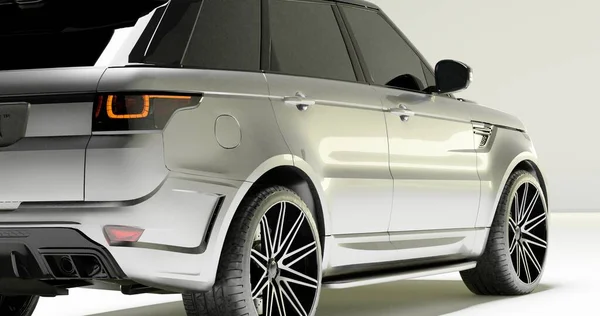Range Rover Render Car Isolated Background — Stockfoto