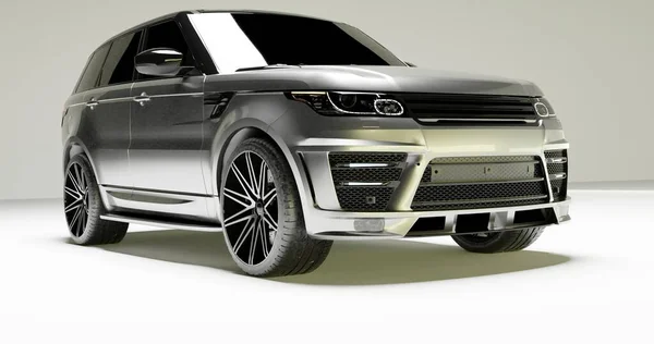 Range Rover 3d Render car on isolated background