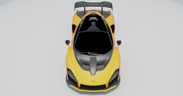 Mclaren Senna Rendering Car Isolated Background — 图库照片