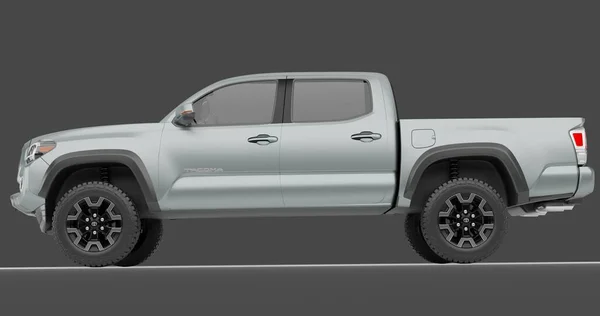 Toyota Tacoma 3d Rendering on isolated background