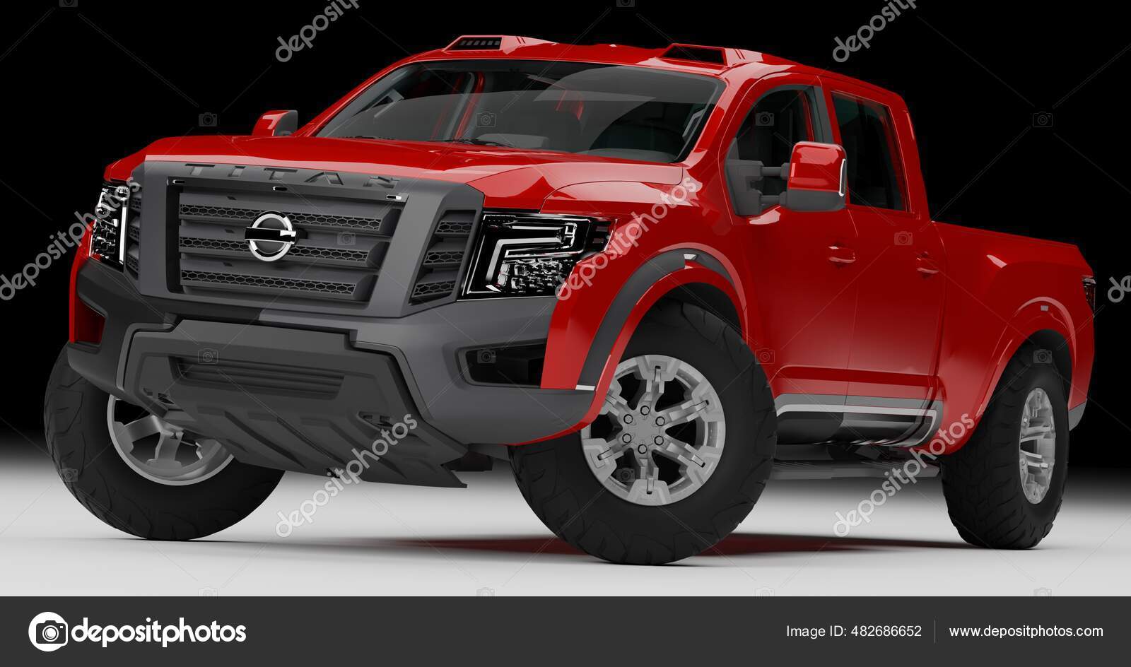 Nissan Titan Isolated Background – Stock Editorial Photo © DodoThaBoi