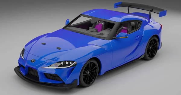 Toyota Supra Mk5 Redner Izolált Háttérrel — Stock Fotó