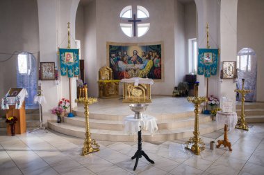 Ortodoks Hıristiyan Kilisesi 'nin içi