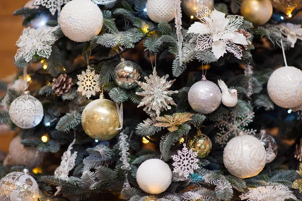Christmas Tree Toys Close — 스톡 사진