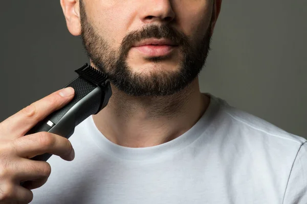 Male Beard Trimmer Trimer — Stock Photo, Image