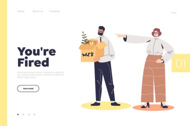 İniş sayfası konseptinden kovuldun ve çalışan işten çıkarıldı.