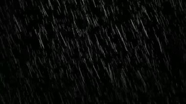 Yağmur sürekli olarak koyu siyah bir zemine yağar. Döngüsel ritmik şablon, görsel su çizgileriyle birleştirilmiş sakin bir atmosfer oluşturur..