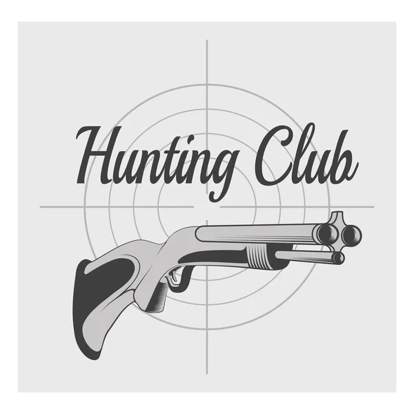 Clube de caça —  Vetores de Stock