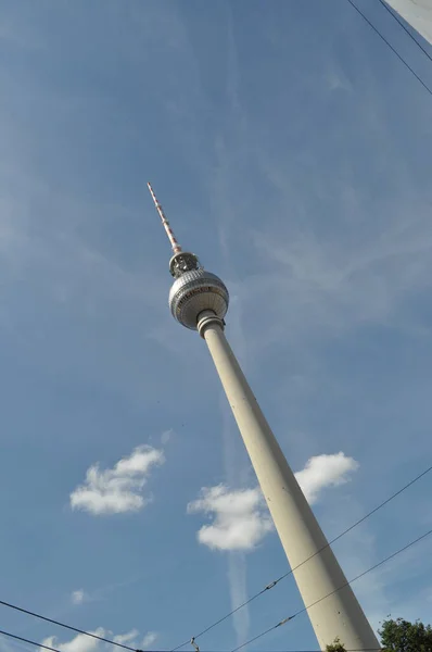 Televízió Kilátó Berlinben Németország — Stock Fotó