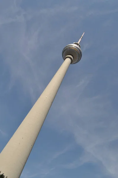 Torre Vigilancia Televisión Berlín Alemania — Foto de Stock