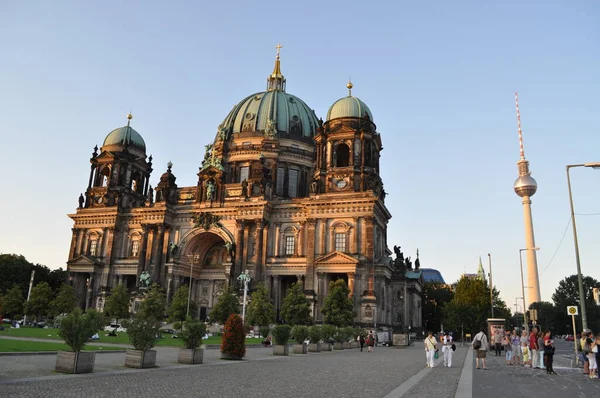 Mirador Televisión Torre Catedral Berlín Alemania — Foto de Stock