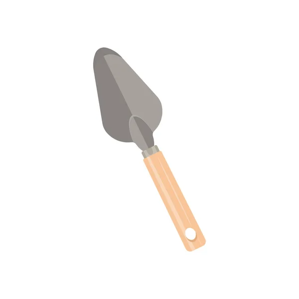 在白色背景上孤立的手工铲子插图 花园工具图标 — 图库矢量图片