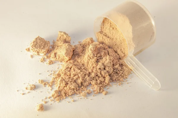Pulbere de proteine — Fotografie, imagine de stoc