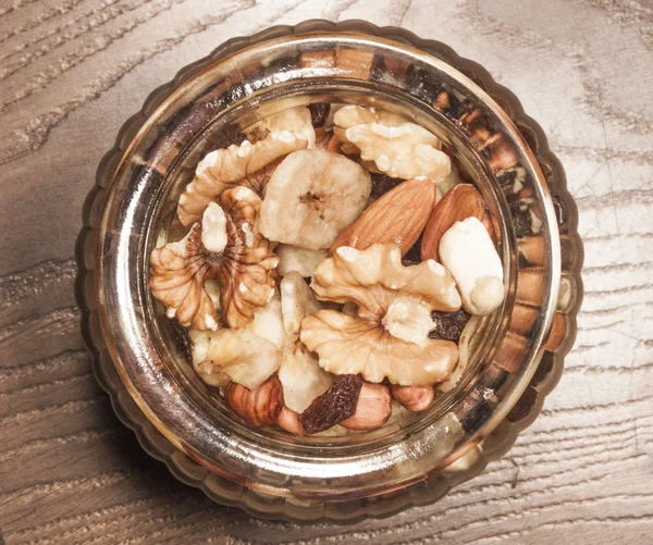Nuts mix in a glas — Stock Photo, Image