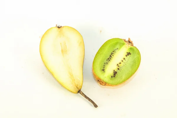 Pear and kiwi — Stock Photo, Image
