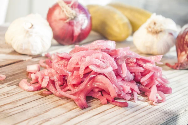 Marinated red onion — Stock Photo, Image