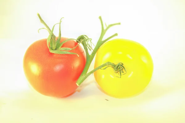 Kırmızı ve sarı domates — Stok fotoğraf