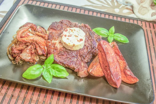 Entrecote meal — Stock Photo, Image