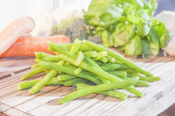 Grüne Bohne — Stockfoto