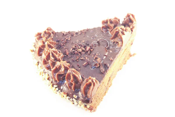 Chokladkaka segment — Stockfoto