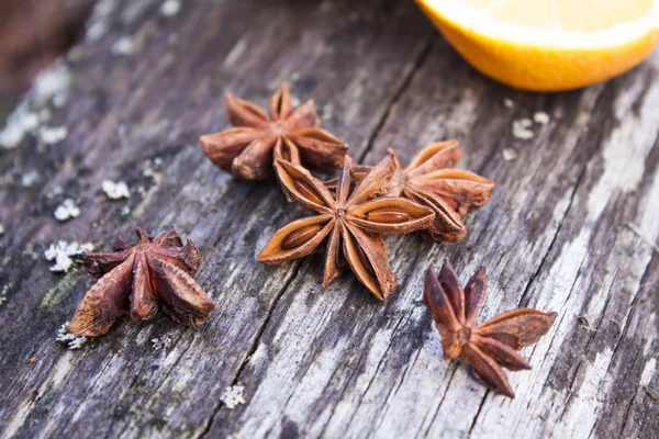 Pimpinella anisum, Star anise Stock Photo