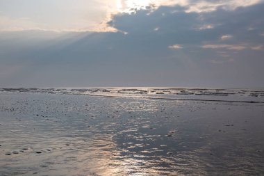 Batı Sussex 'teki Shoreham Sahili' nden deniz manzarası