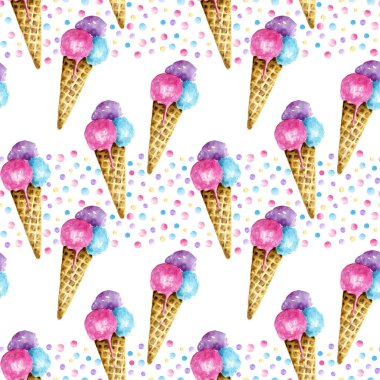 Suluboya dondurma pürüzsüz bir desen oluşturur..