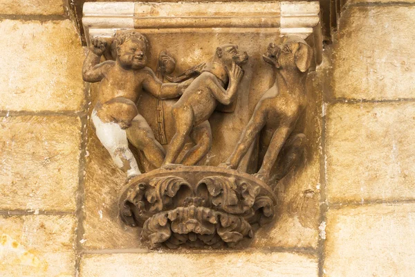 Gotiska sculture i Dubrovnik. — Stockfoto