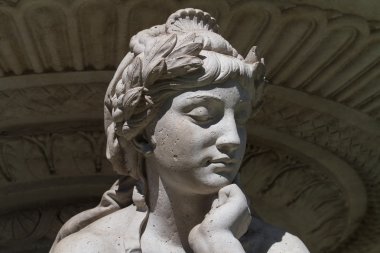 Heykel bir cilt sorunları ile Drava Nehri'nin