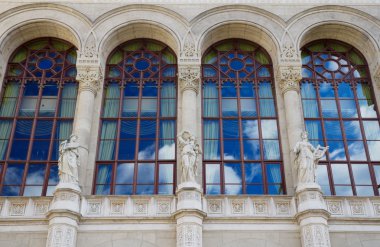 Vigado konser salonu cephe ve windows, Budapeşte